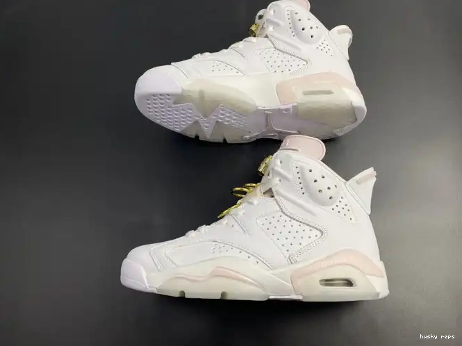 Rep Husky Jordan (W) Retro DH9696-100 Gold Air Hoops 6 0501
